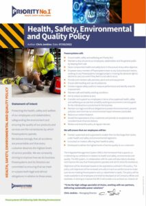 Powersystems Health, Safety, Environmental and Quality Statement ...